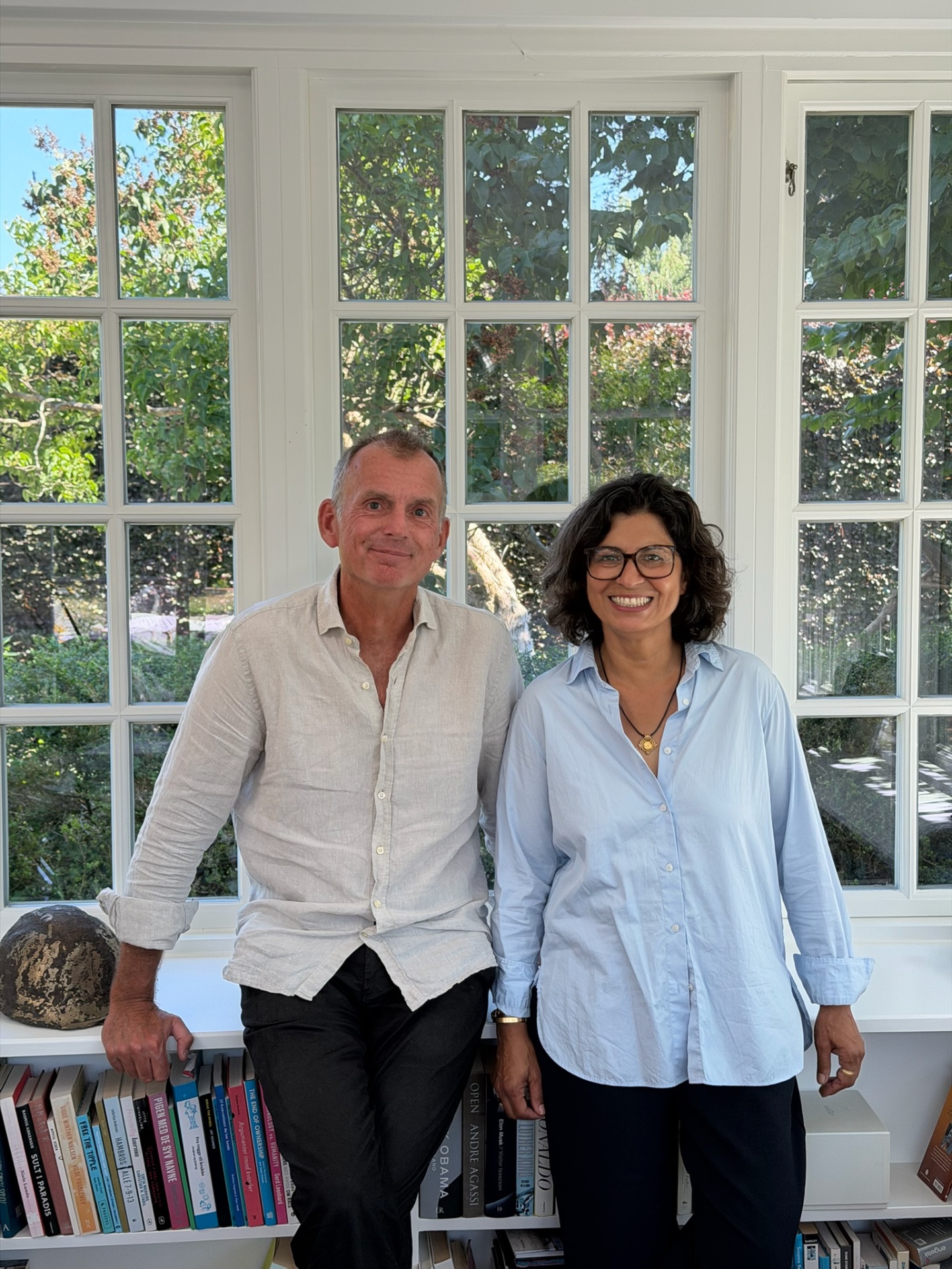 Hans Henrik Goth og Dr. Mira Chandhok Skadegård